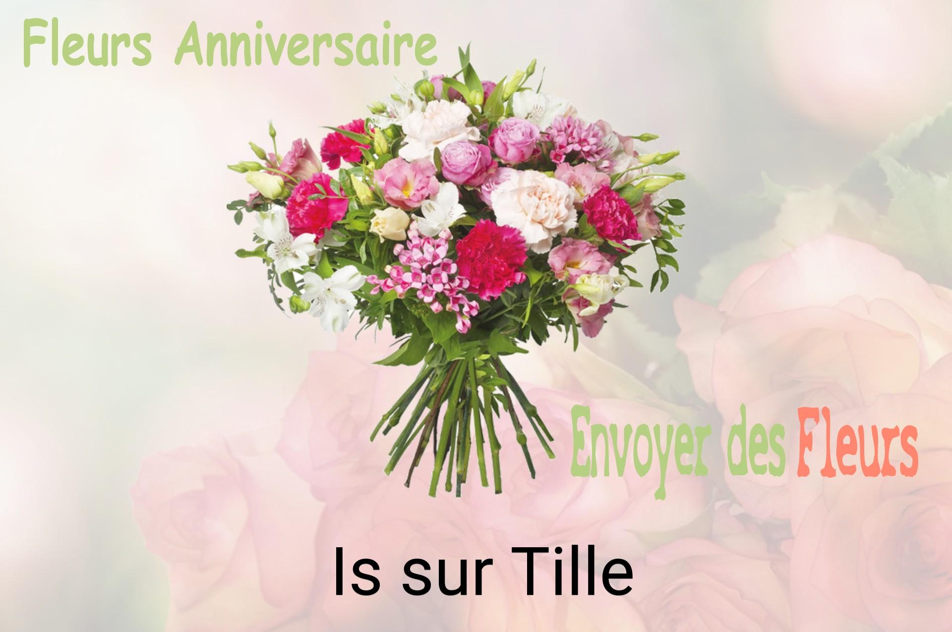 Bouquet de fleurs d’anniversaire livré à Is-sur-Tille